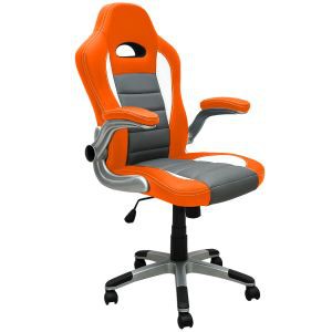 Y-2838 EUROSILLA-Office chair RACING Swivel chair, gas lift Metal aluminium colour base