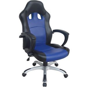 Y-2843 Black and blue manba sport chair racer chair