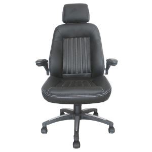 Y-2859 High Quality Black Leather Computer Desk Chair for Boss / Manager