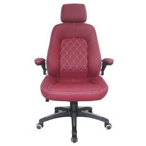 Y-2862   New Style Leather Lift Swivel Office Chair Red Chair for Wholesale