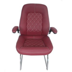 Y-2862C low back leather office chair / low back staff chair