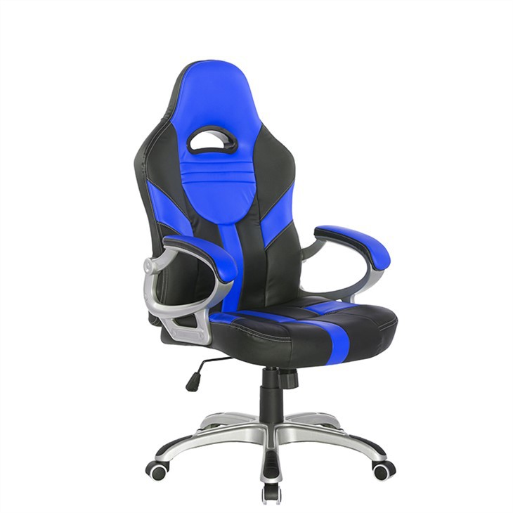 Y-2899 Black And Blue Car Seat Style Office Chair