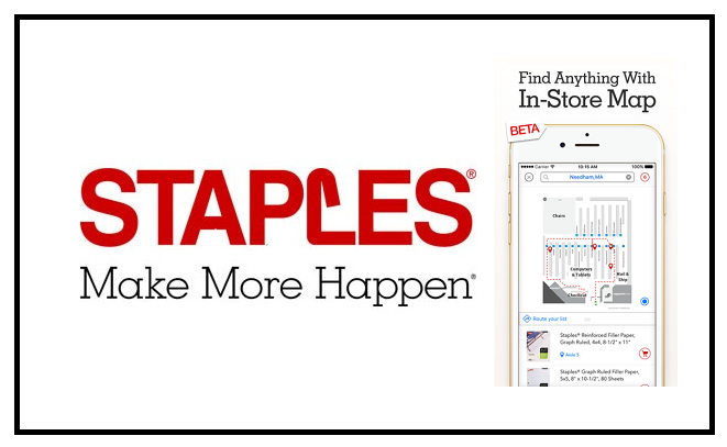 New Staples iPhone App Feature: Interactive Store Maps Makes OmniChannel Shopping a Breeze