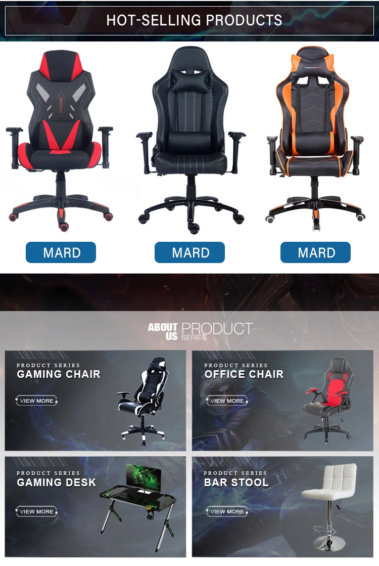 2019 Best china custom racing Upholstered gaming chairs ergonomic design