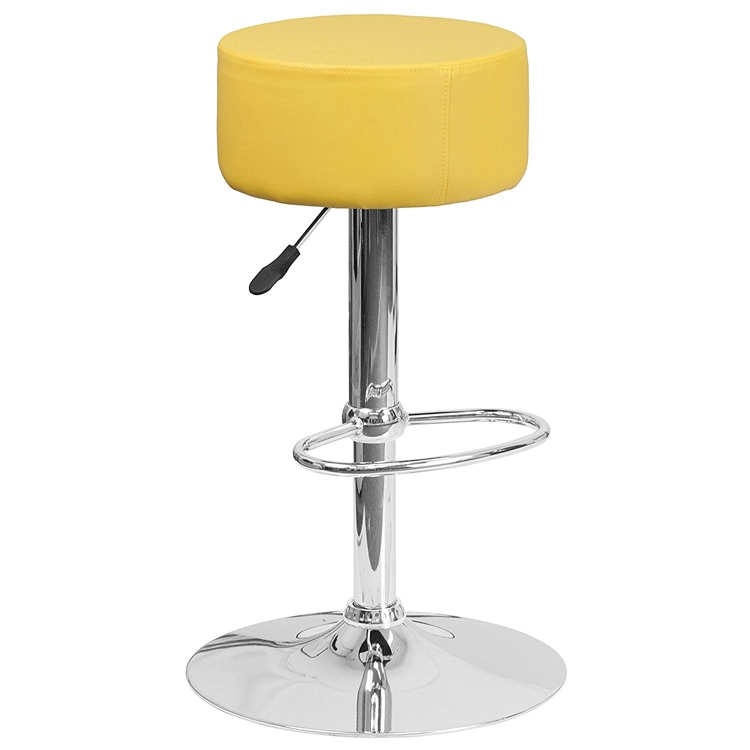 GY-1017 Barstools 360 Degree Swivel Stool Height Adjustable Bar Chairs with Seat PU Leather Kitchen Counter Bar Stools